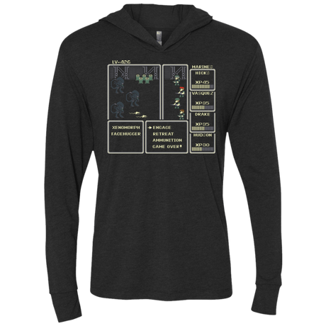 T-Shirts Vintage Black / X-Small Xeno RPG Triblend Long Sleeve Hoodie Tee
