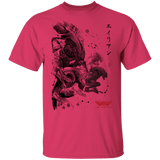 T-Shirts Heliconia / S Xenomorphs Invasion sumi-e T-Shirt