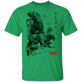 T-Shirts Irish Green / S Xenomorphs Invasion sumi-e T-Shirt