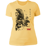 T-Shirts Banana Cream/ / S Xenomorphs Invasion sumi-e Women's Premium T-Shirt