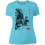 T-Shirts Cancun / S Xenomorphs Invasion sumi-e Women's Premium T-Shirt