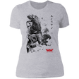 T-Shirts Heather Grey / S Xenomorphs Invasion sumi-e Women's Premium T-Shirt