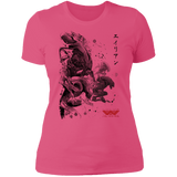 T-Shirts Hot Pink / S Xenomorphs Invasion sumi-e Women's Premium T-Shirt