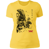 T-Shirts Vibrant Yellow / S Xenomorphs Invasion sumi-e Women's Premium T-Shirt