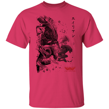 T-Shirts Heliconia / YXS Xenomorphs Invasion sumi-e Youth T-Shirt