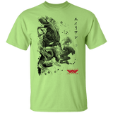 T-Shirts Mint Green / YXS Xenomorphs Invasion sumi-e Youth T-Shirt
