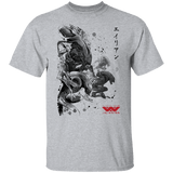 T-Shirts Sport Grey / YXS Xenomorphs Invasion sumi-e Youth T-Shirt