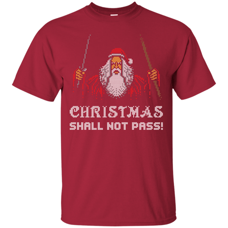 T-Shirts Cardinal / Small Xmas shall not pass T-Shirt