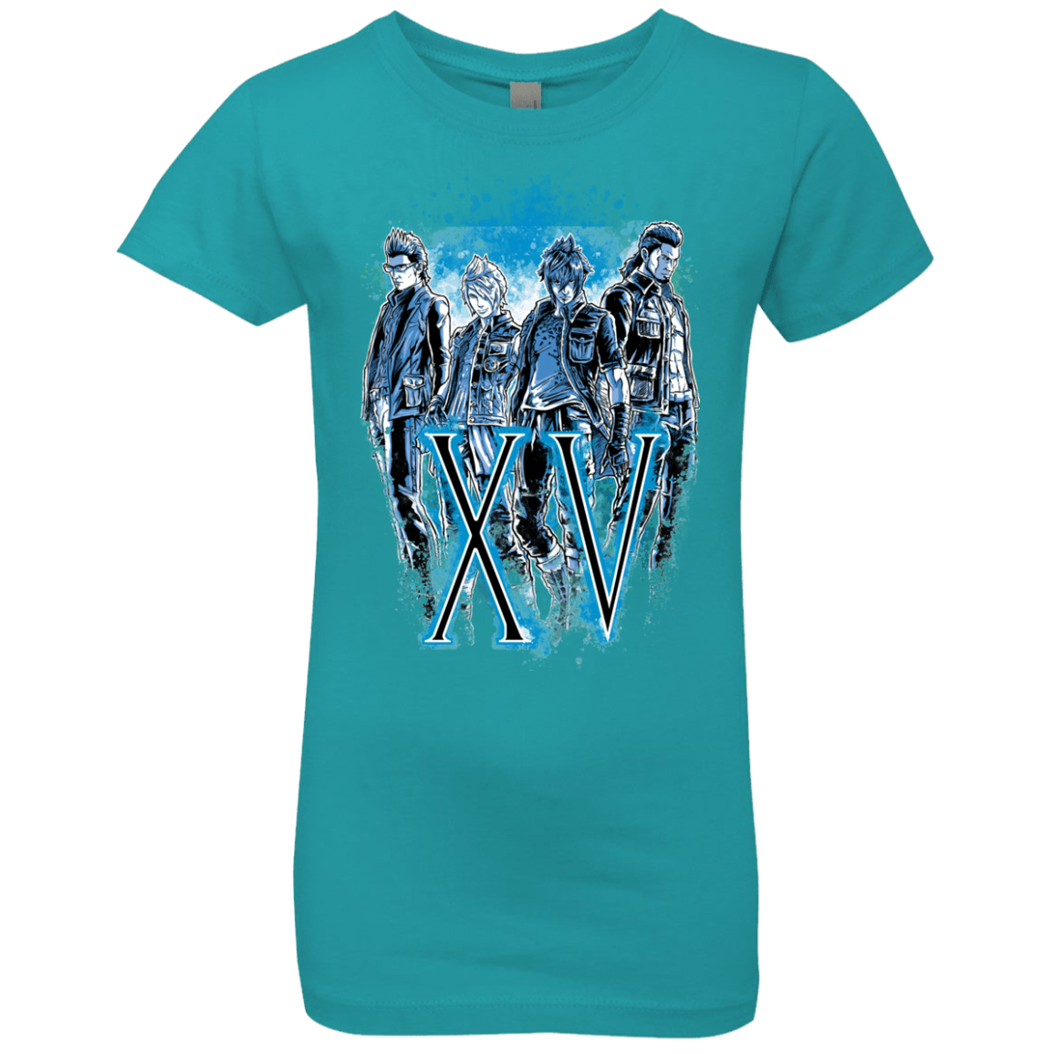 T-Shirts Tahiti Blue / YXS XV Girls Premium T-Shirt