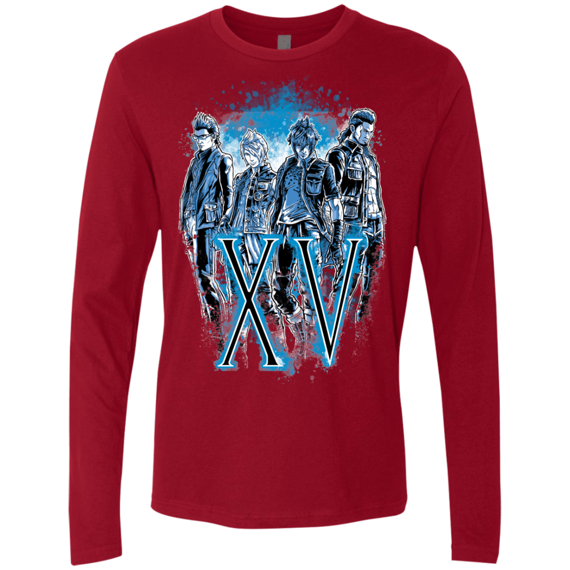 T-Shirts Cardinal / Small XV Men's Premium Long Sleeve