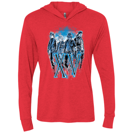 T-Shirts Vintage Red / X-Small XV Triblend Long Sleeve Hoodie Tee