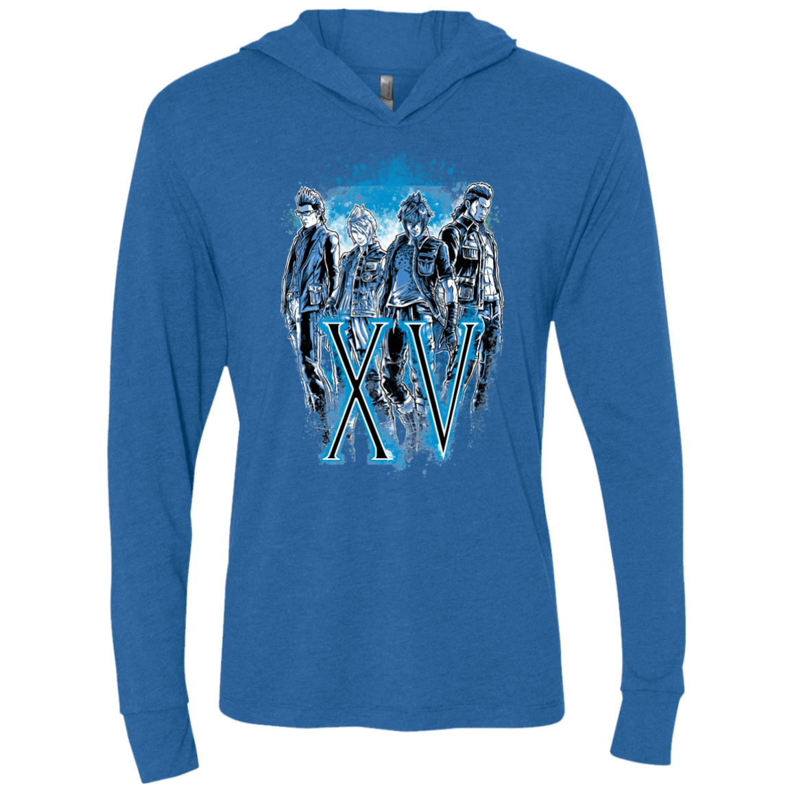 T-Shirts Vintage Royal / X-Small XV Triblend Long Sleeve Hoodie Tee