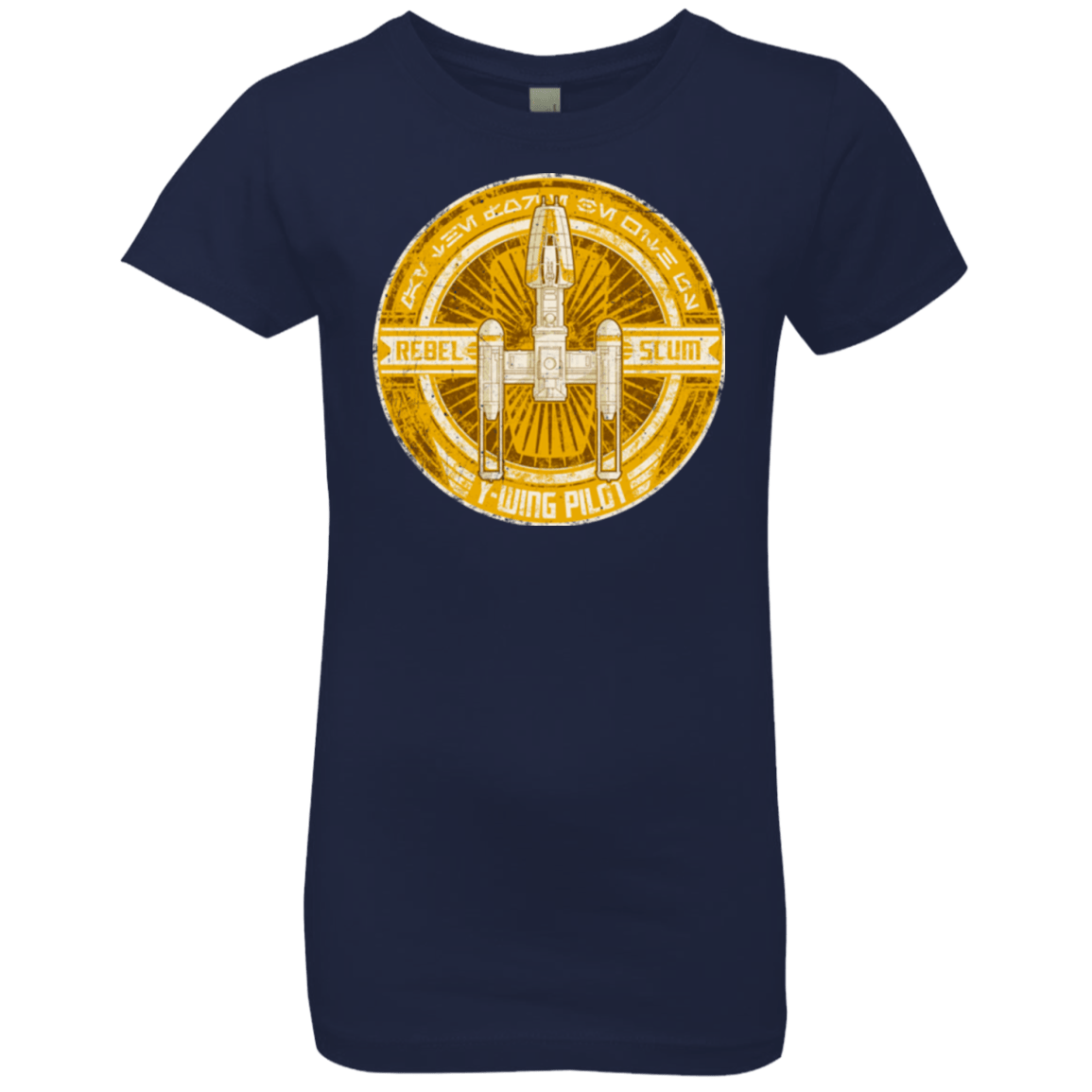 T-Shirts Midnight Navy / YXS Y-Wing Scum Girls Premium T-Shirt