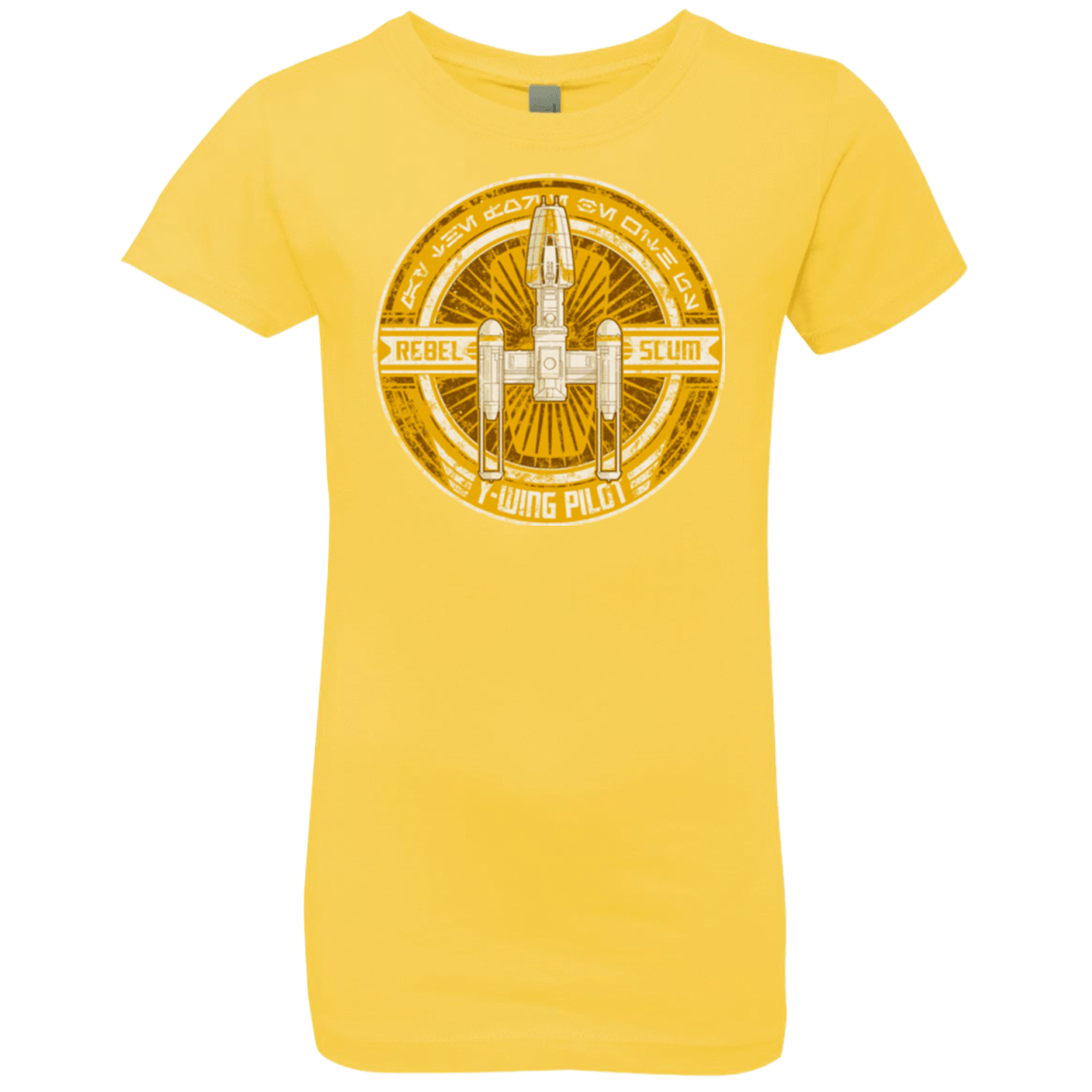 T-Shirts Vibrant Yellow / YXS Y-Wing Scum Girls Premium T-Shirt