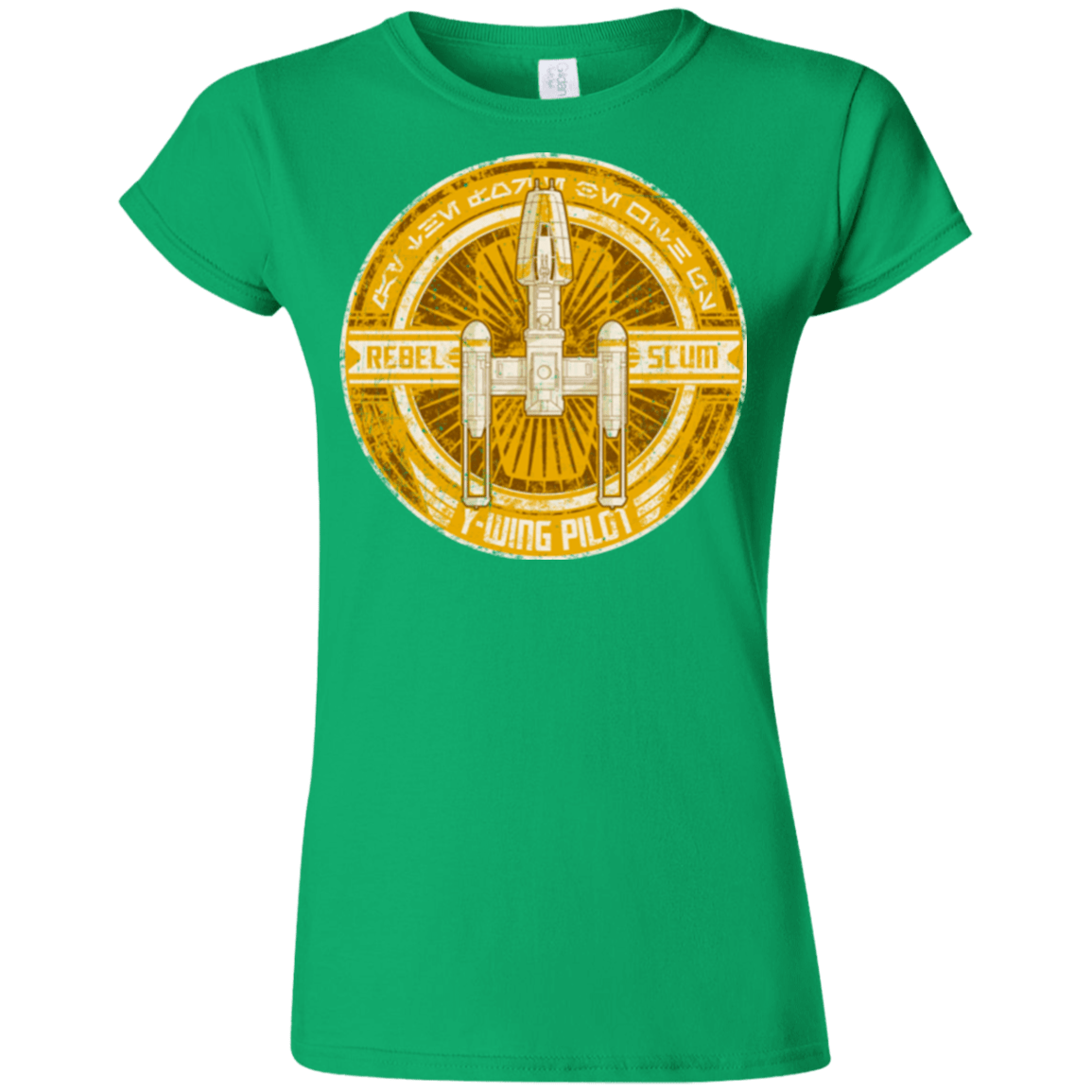 T-Shirts Irish Green / S Y-Wing Scum Junior Slimmer-Fit T-Shirt