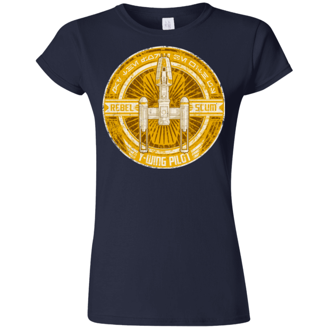 T-Shirts Navy / S Y-Wing Scum Junior Slimmer-Fit T-Shirt