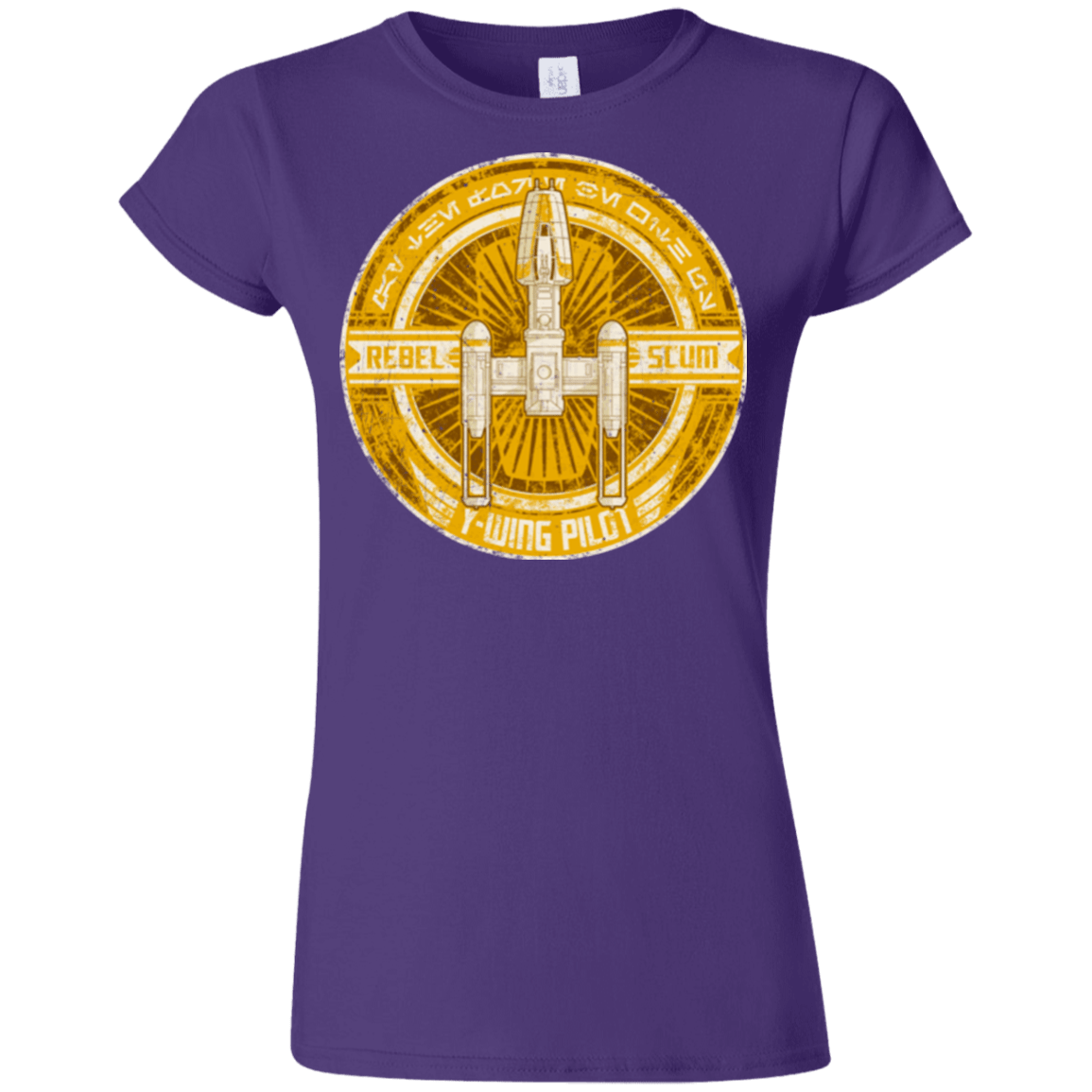 T-Shirts Purple / S Y-Wing Scum Junior Slimmer-Fit T-Shirt