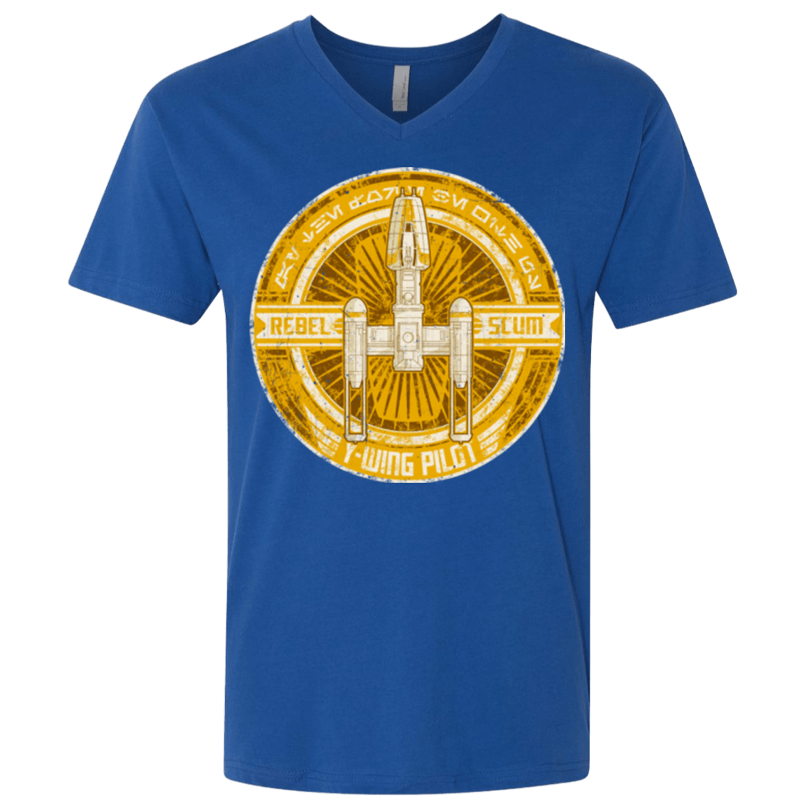 T-Shirts Royal / X-Small Y-Wing Scum Men's Premium V-Neck