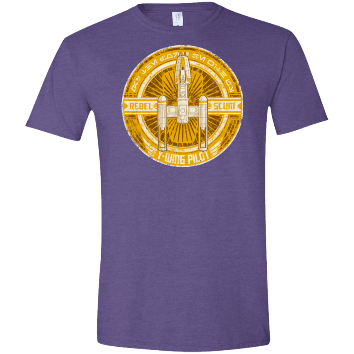 T-Shirts Heather Purple / S Y-Wing Scum Men's Semi-Fitted Softstyle