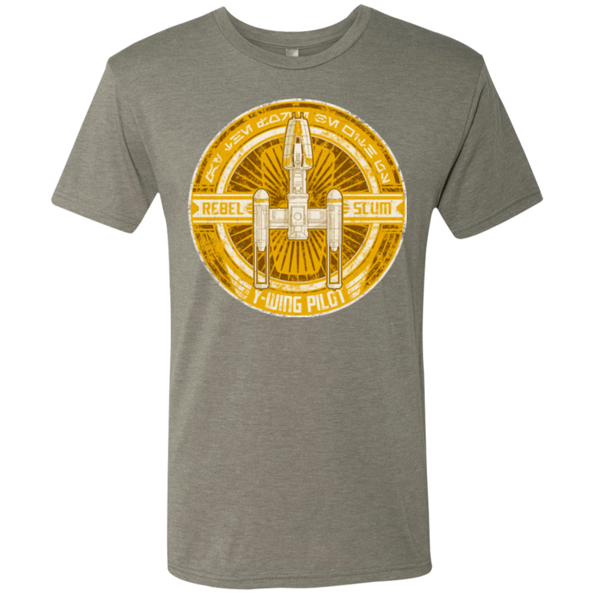 T-Shirts Venetian Grey / S Y-Wing Scum Men's Triblend T-Shirt