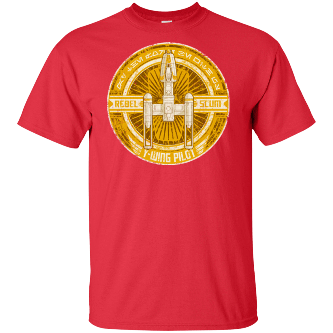 T-Shirts Red / XLT Y-Wing Scum Tall T-Shirt