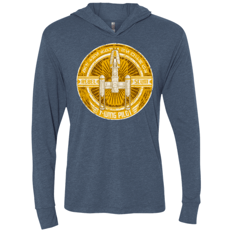 Y-Wing Scum Triblend Long Sleeve Hoodie Tee