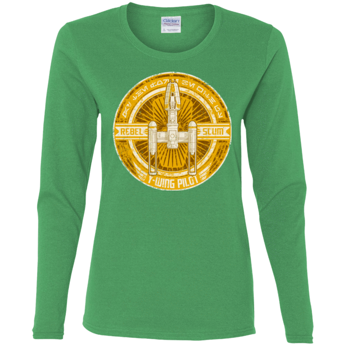 T-Shirts Irish Green / S Y-Wing Scum Women's Long Sleeve T-Shirt