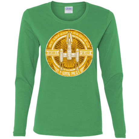 T-Shirts Irish Green / S Y-Wing Scum Women's Long Sleeve T-Shirt