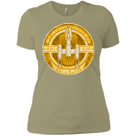 T-Shirts Light Olive / X-Small Y-Wing Scum Women's Premium T-Shirt