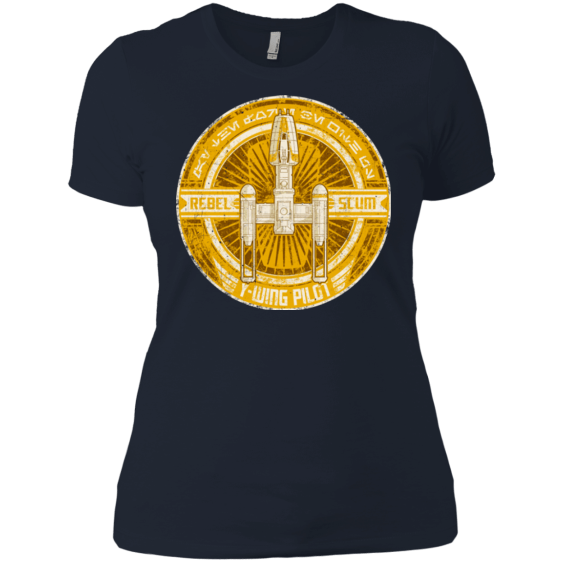 T-Shirts Midnight Navy / X-Small Y-Wing Scum Women's Premium T-Shirt