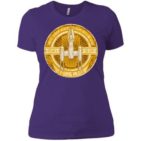 T-Shirts Purple Rush/ / X-Small Y-Wing Scum Women's Premium T-Shirt