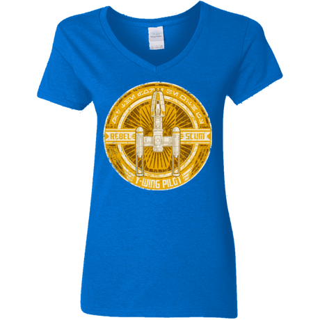 T-Shirts Royal / S Y-Wing Scum Women's V-Neck T-Shirt