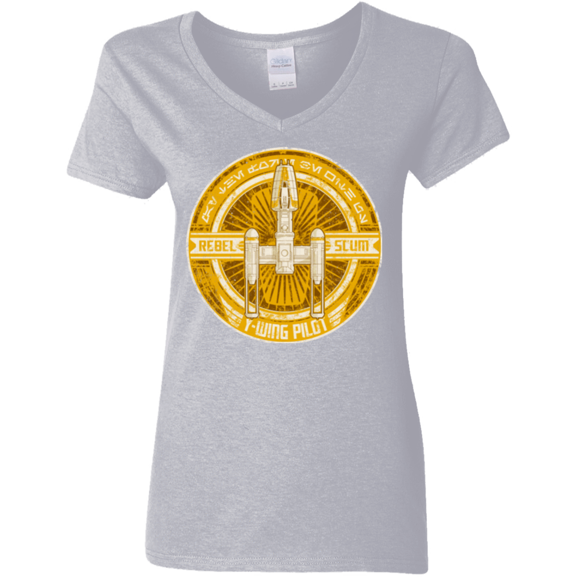 T-Shirts Sport Grey / S Y-Wing Scum Women's V-Neck T-Shirt