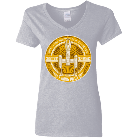 T-Shirts Sport Grey / S Y-Wing Scum Women's V-Neck T-Shirt