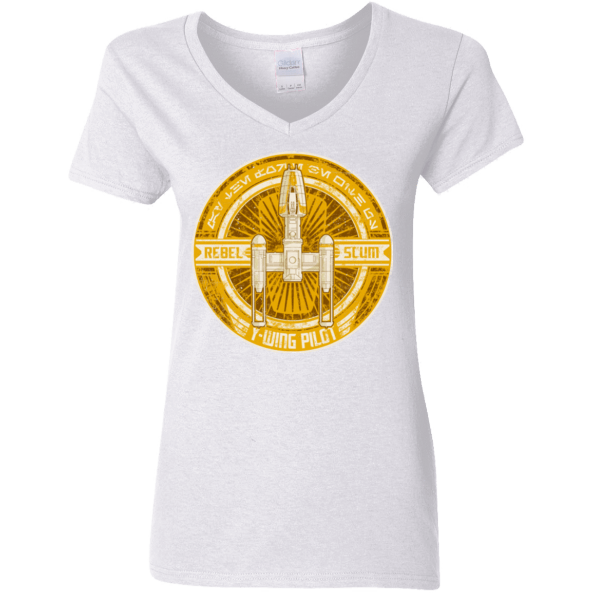 T-Shirts White / S Y-Wing Scum Women's V-Neck T-Shirt