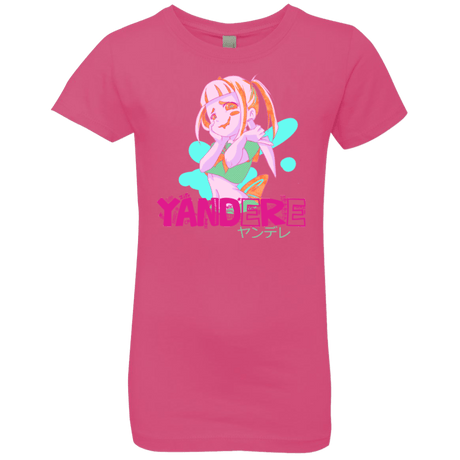 T-Shirts Hot Pink / YXS Yandere Girls Premium T-Shirt