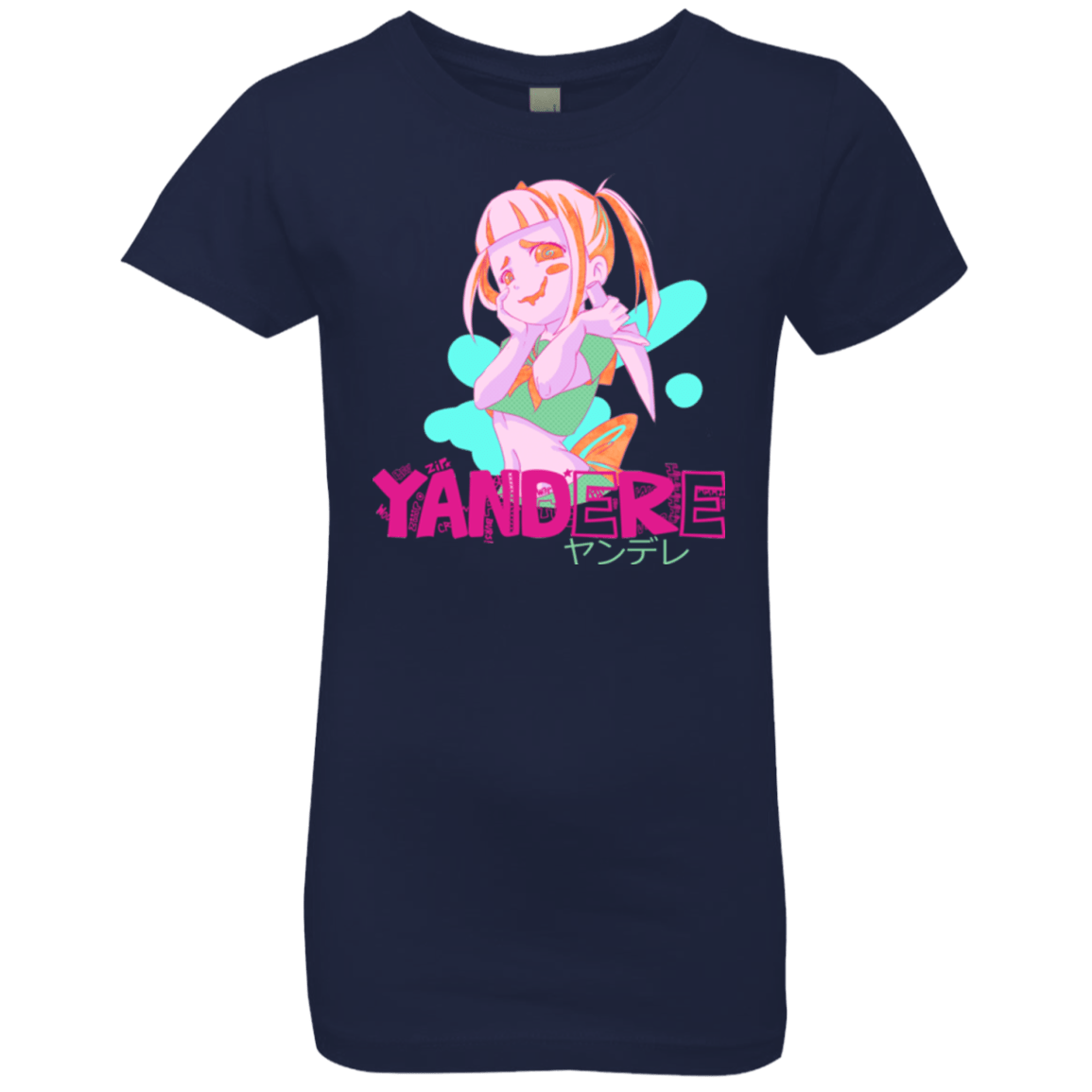 T-Shirts Midnight Navy / YXS Yandere Girls Premium T-Shirt