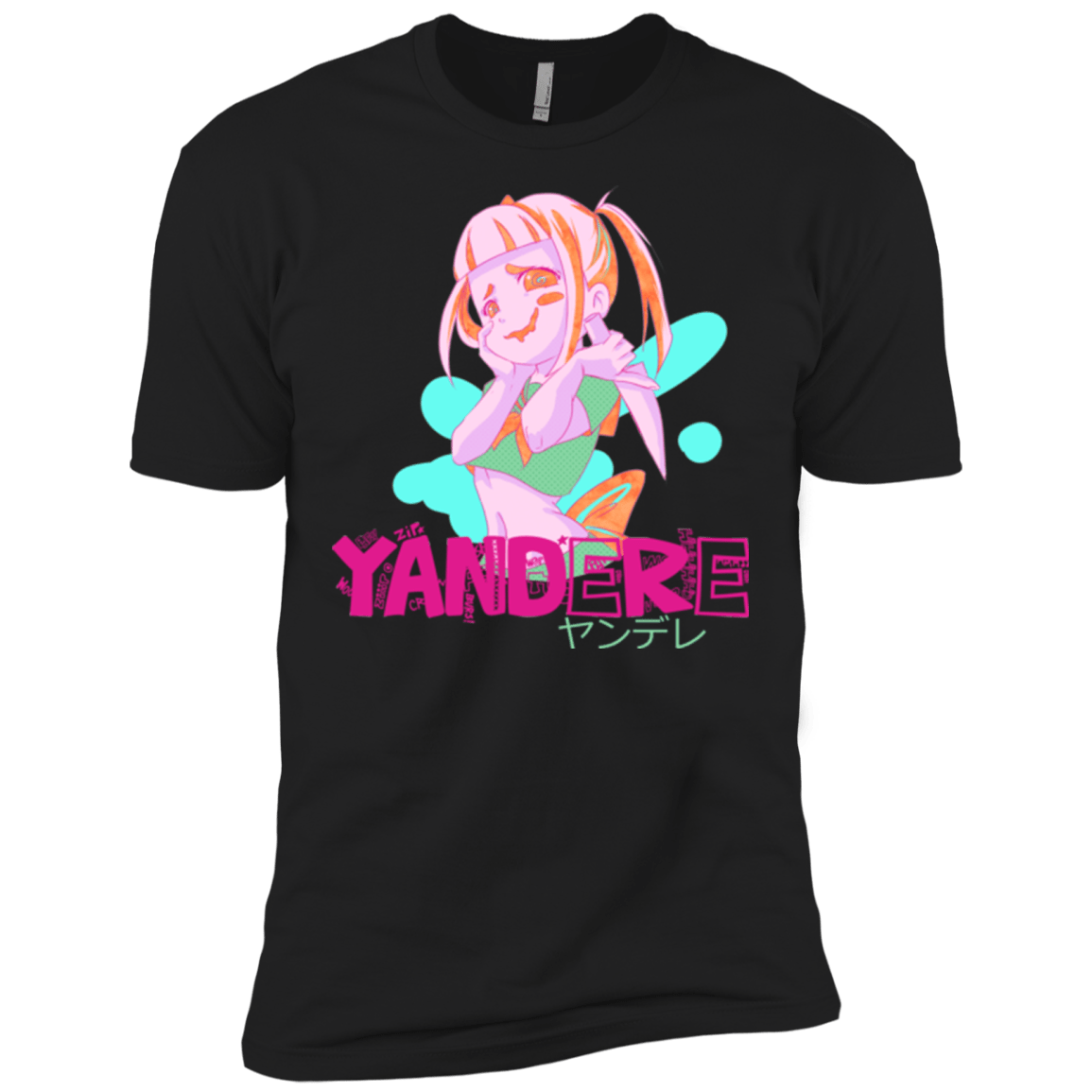 T-Shirts Black / X-Small Yandere Men's Premium T-Shirt