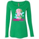 T-Shirts Envy / Small Yandere Women's Triblend Long Sleeve Shirt