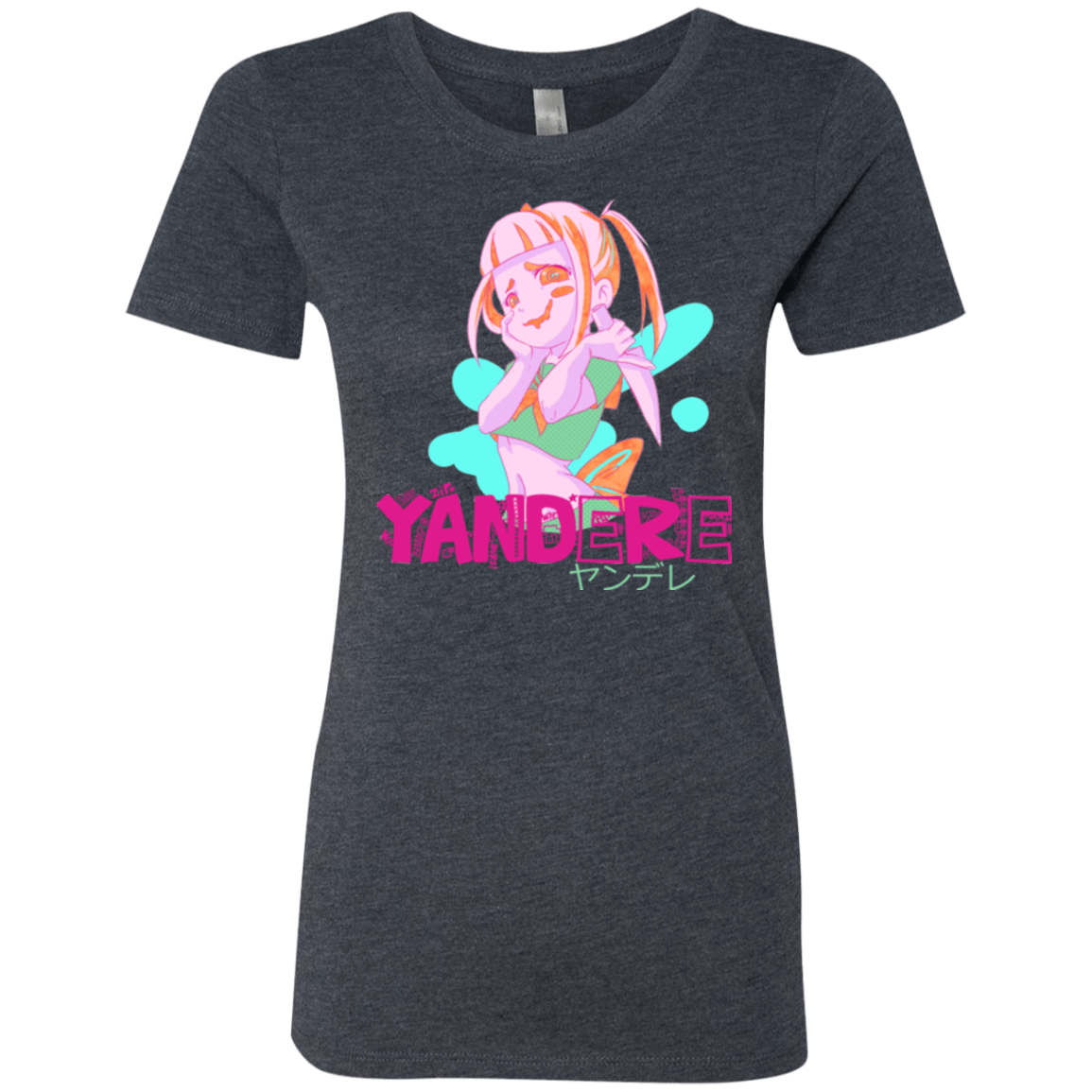 T-Shirts Vintage Navy / Small Yandere Women's Triblend T-Shirt