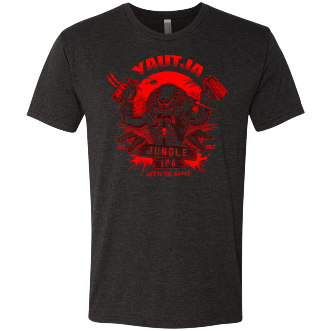 T-Shirts Vintage Black / Small Yautjas Jungle IPA Men's Triblend T-Shirt