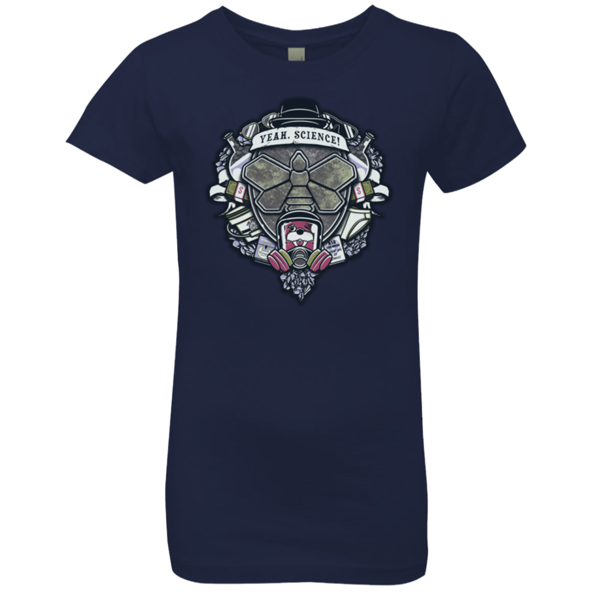 T-Shirts Midnight Navy / YXS Yeah, Science! Girls Premium T-Shirt