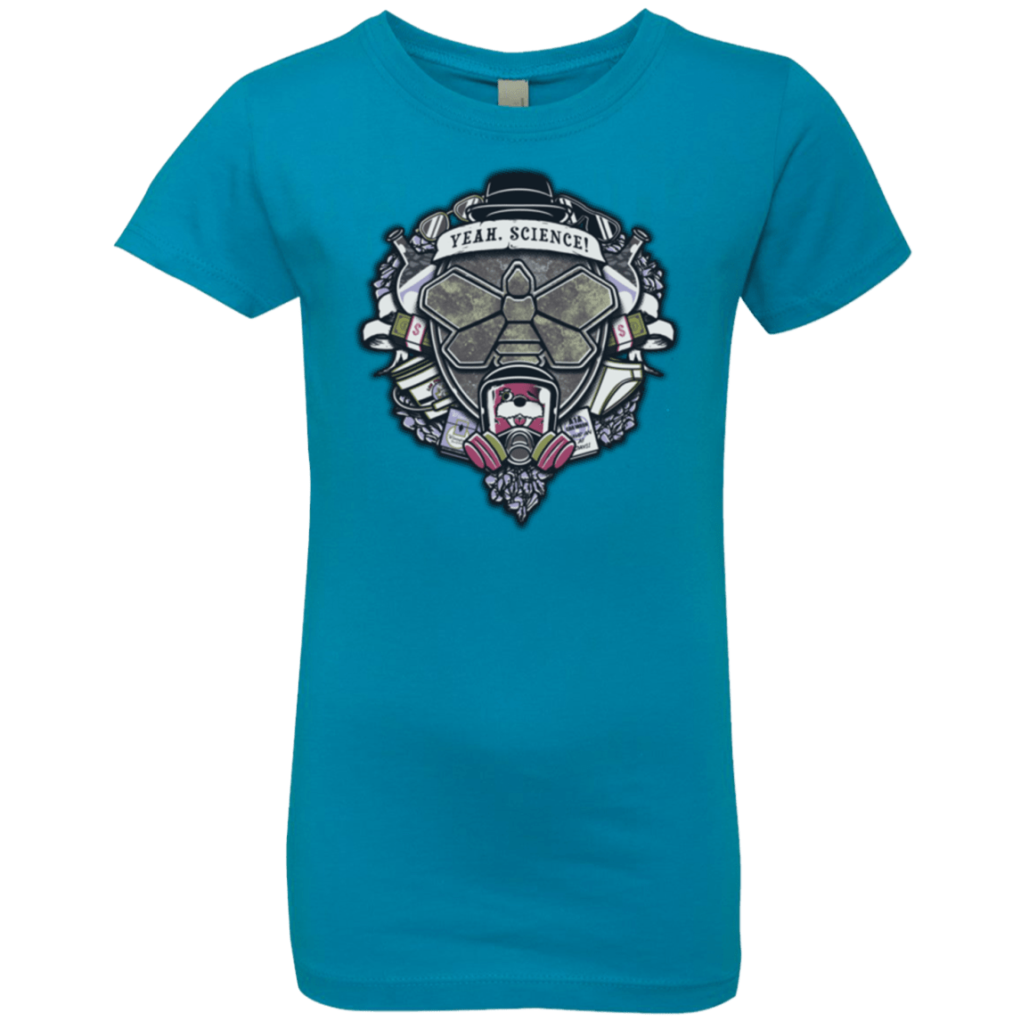 T-Shirts Turquoise / YXS Yeah, Science! Girls Premium T-Shirt