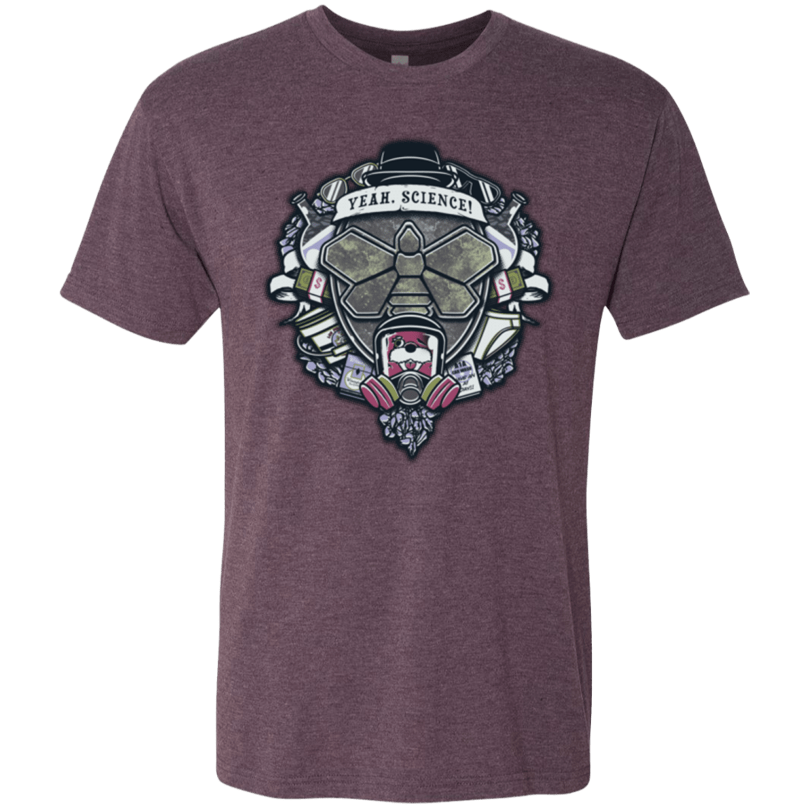 T-Shirts Vintage Purple / Small Yeah, Science! Men's Triblend T-Shirt