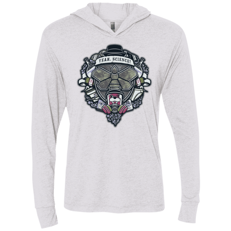 T-Shirts Heather White / X-Small Yeah, Science! Triblend Long Sleeve Hoodie Tee