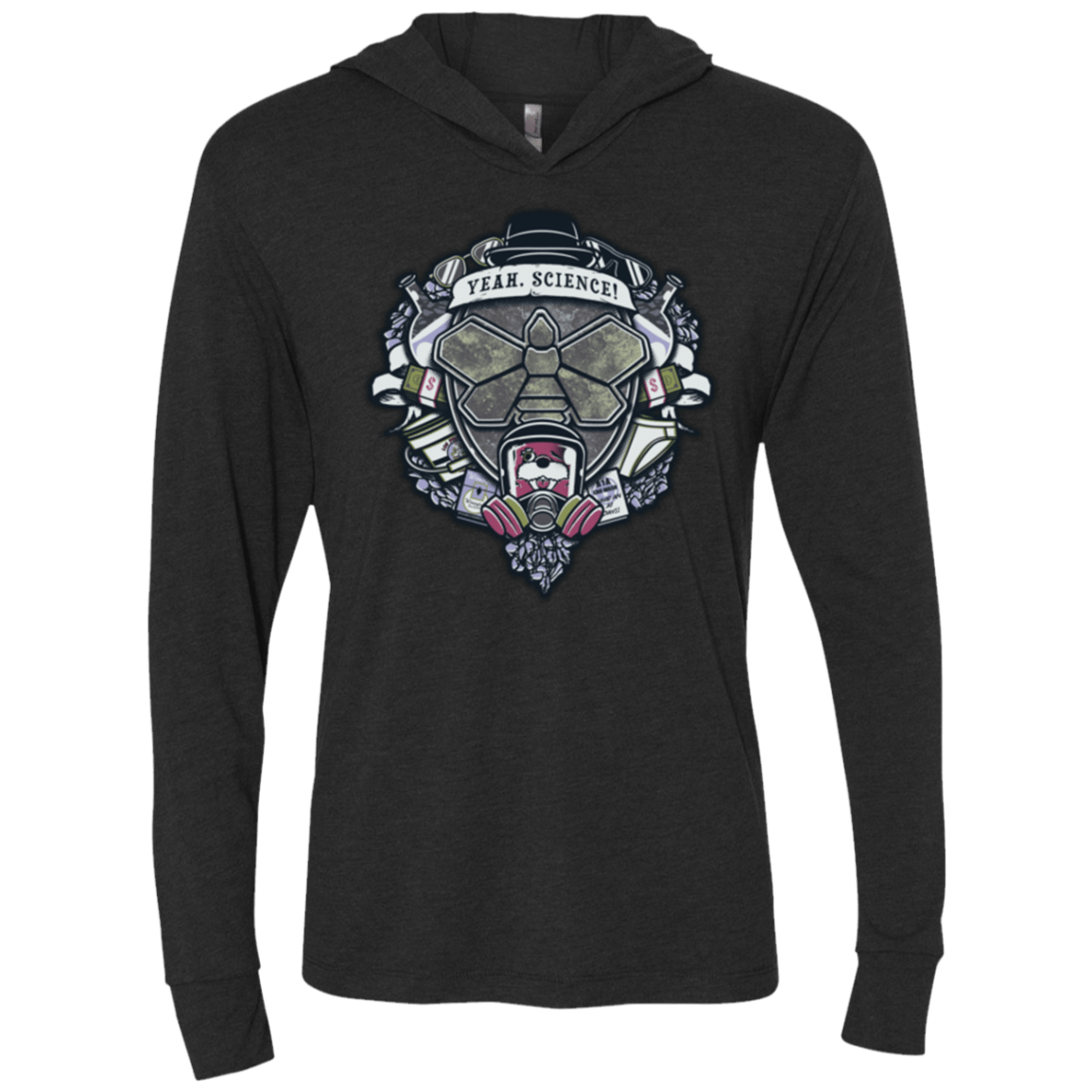 T-Shirts Vintage Black / X-Small Yeah, Science! Triblend Long Sleeve Hoodie Tee