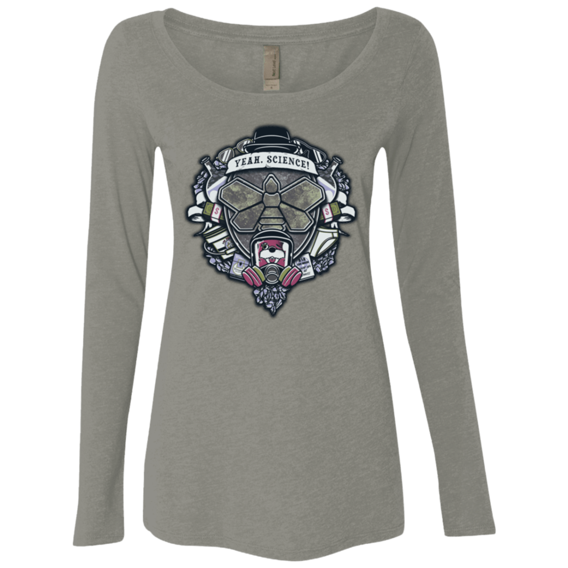 T-Shirts Venetian Grey / Small Yeah, Science! Women's Triblend Long Sleeve Shirt