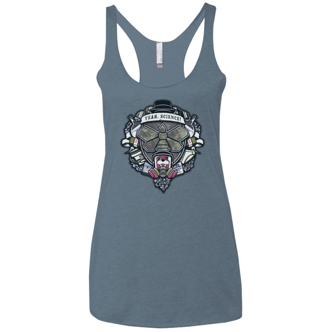 T-Shirts Indigo / X-Small Yeah, Science! Women's Triblend Racerback Tank