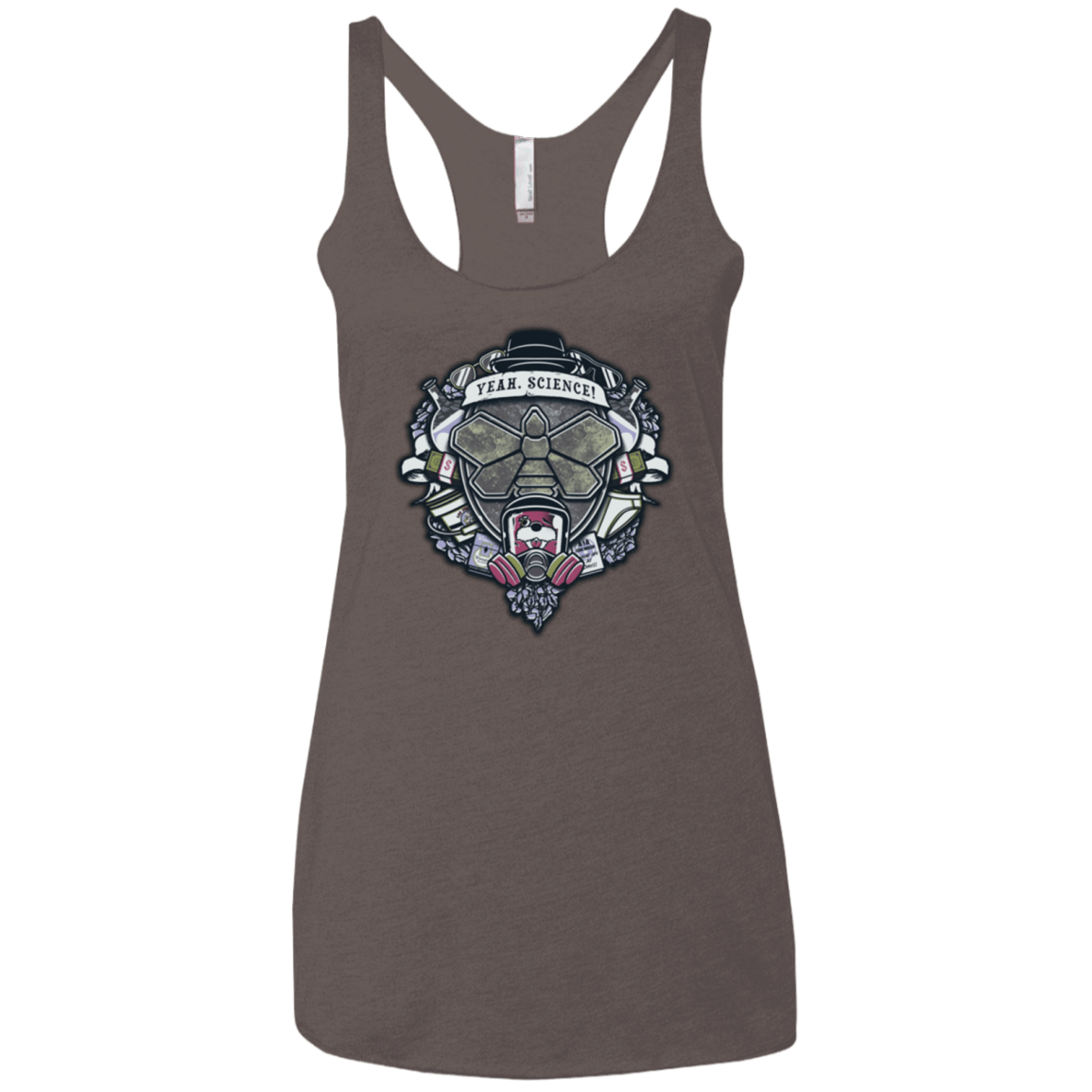 T-Shirts Macchiato / X-Small Yeah, Science! Women's Triblend Racerback Tank