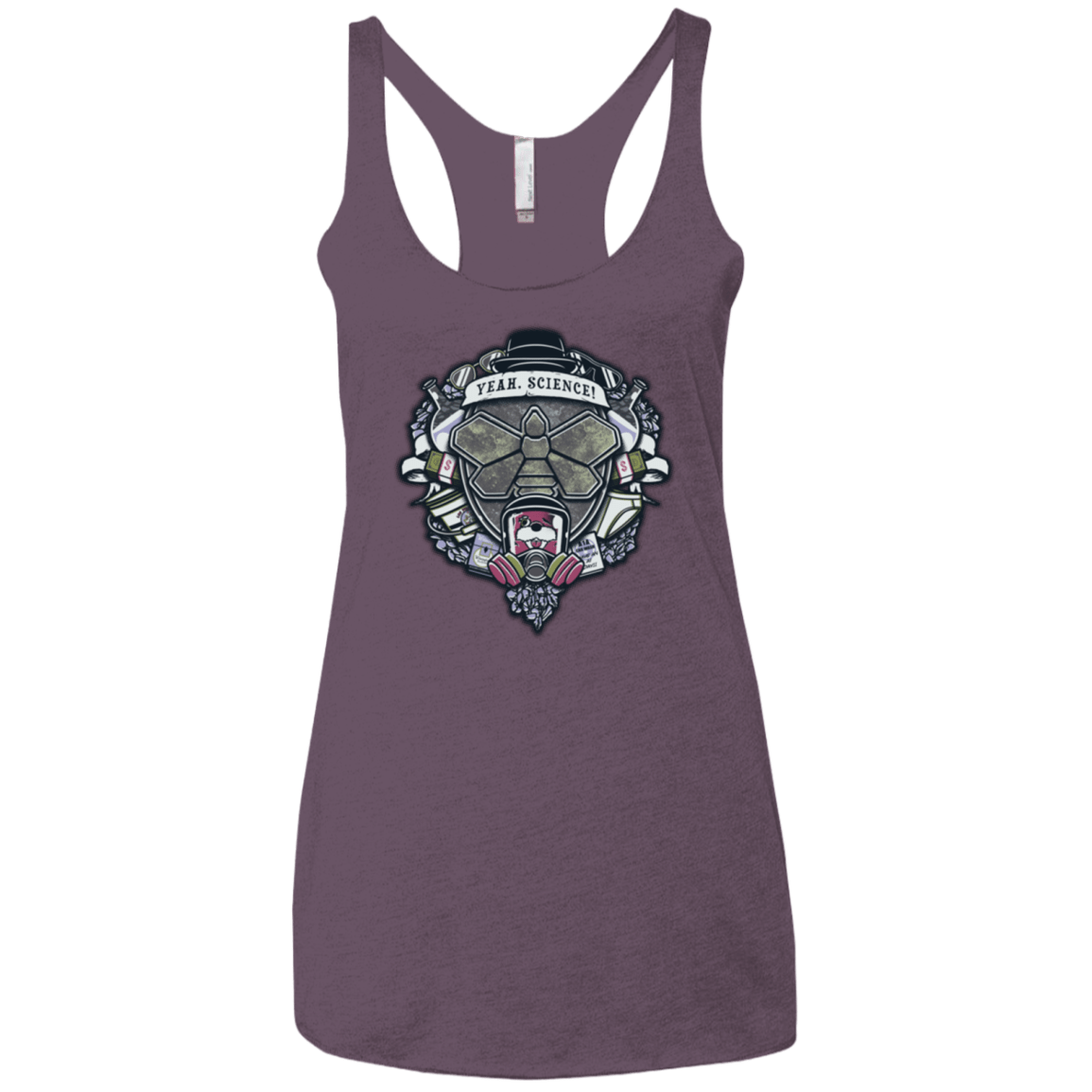 T-Shirts Vintage Purple / X-Small Yeah, Science! Women's Triblend Racerback Tank